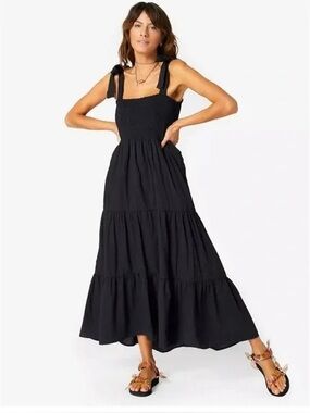 Altar’d state smocked midi dress